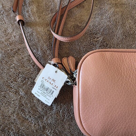 Coach x Peanuts Snoopy Rainbow Pink Leather Mini Crossbody Bag NWT F1777 Rare - Picture 14 of 15